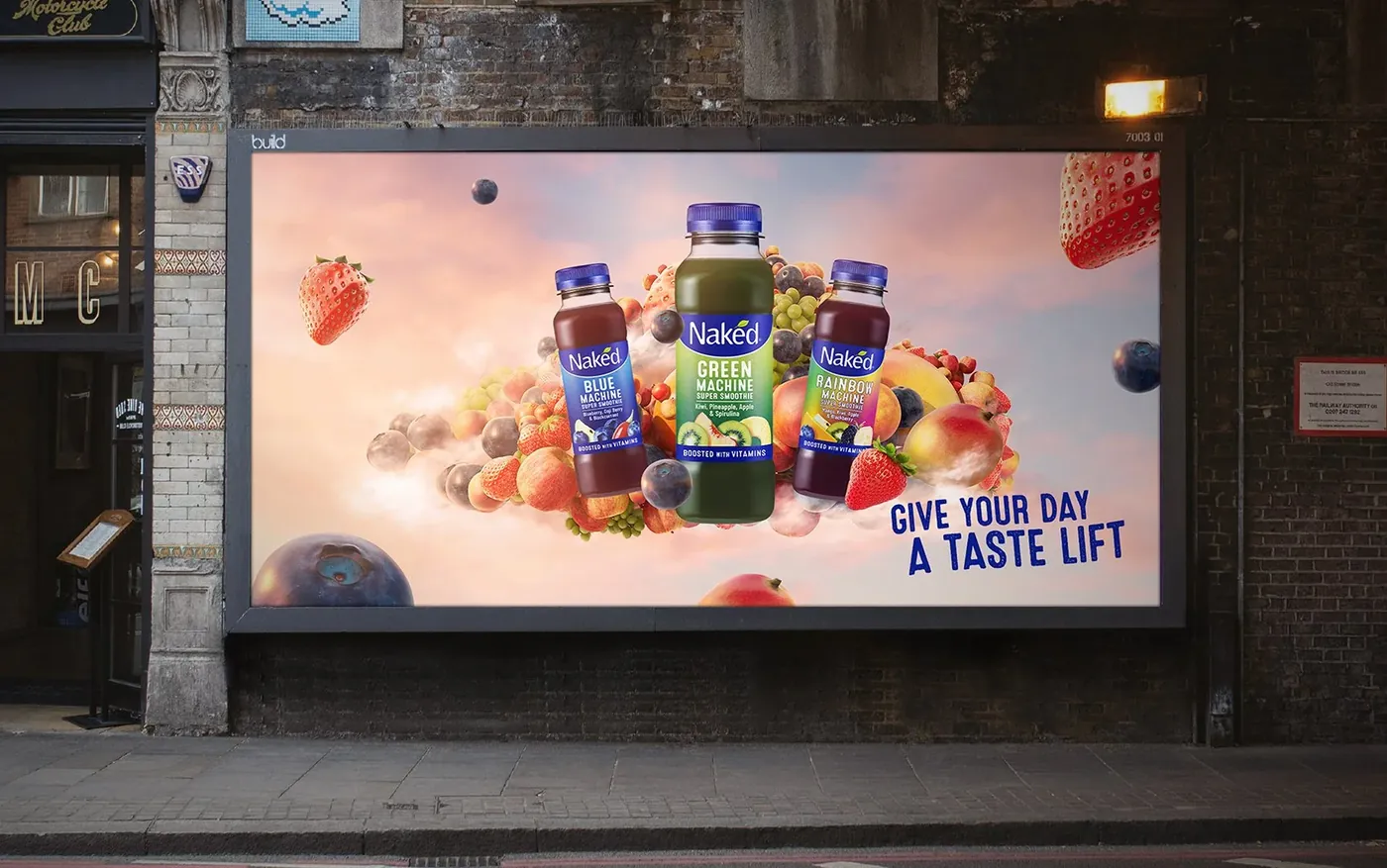 48-sheet poster: Give your day a taste lift